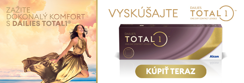 Aplikácia kontaktných šošoviek Dailies TOTAL1 v optike Alensa zdarma