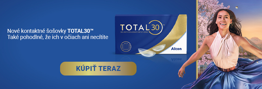 aplikácia kontaktných šošoviek TOTAL30 v optike Alensa v Bratislave zdarma
