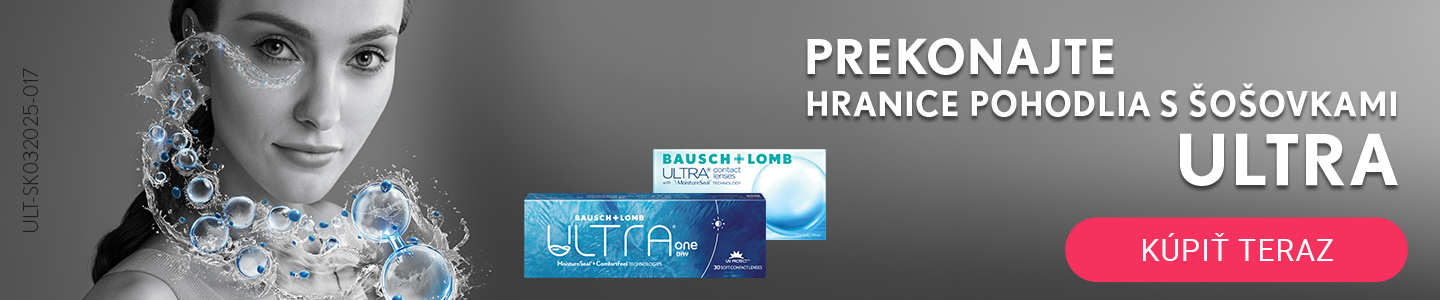 aplikace kontaktních čoček Bausch + Lomb ULTRA® ONE DAY a Ultra na optice zdarma